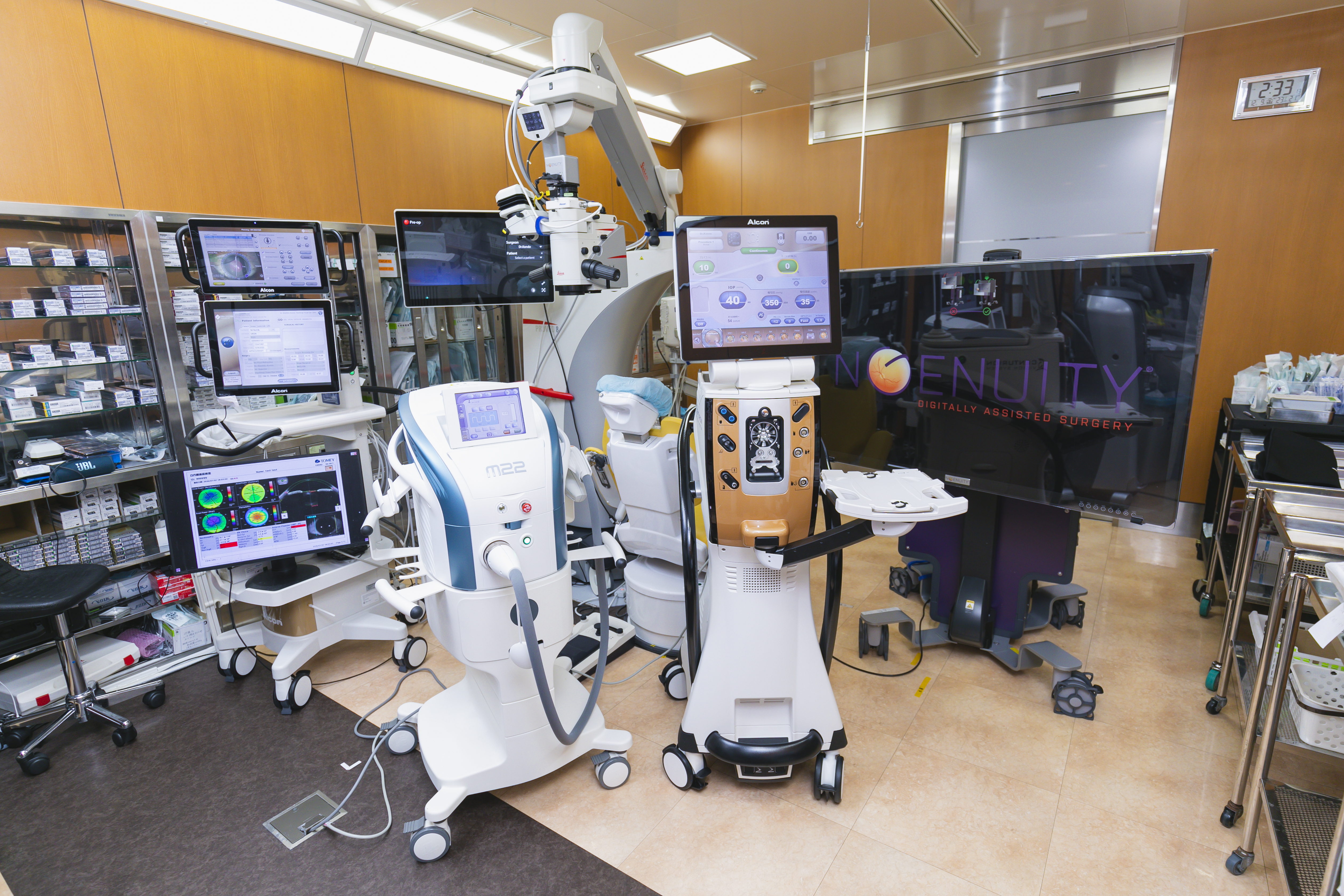 手術機器へのこだわりがあります